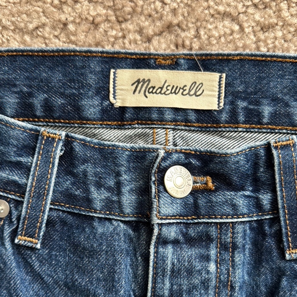 Madewell Low Slung Straight Size 28T - Picture 2 of 4